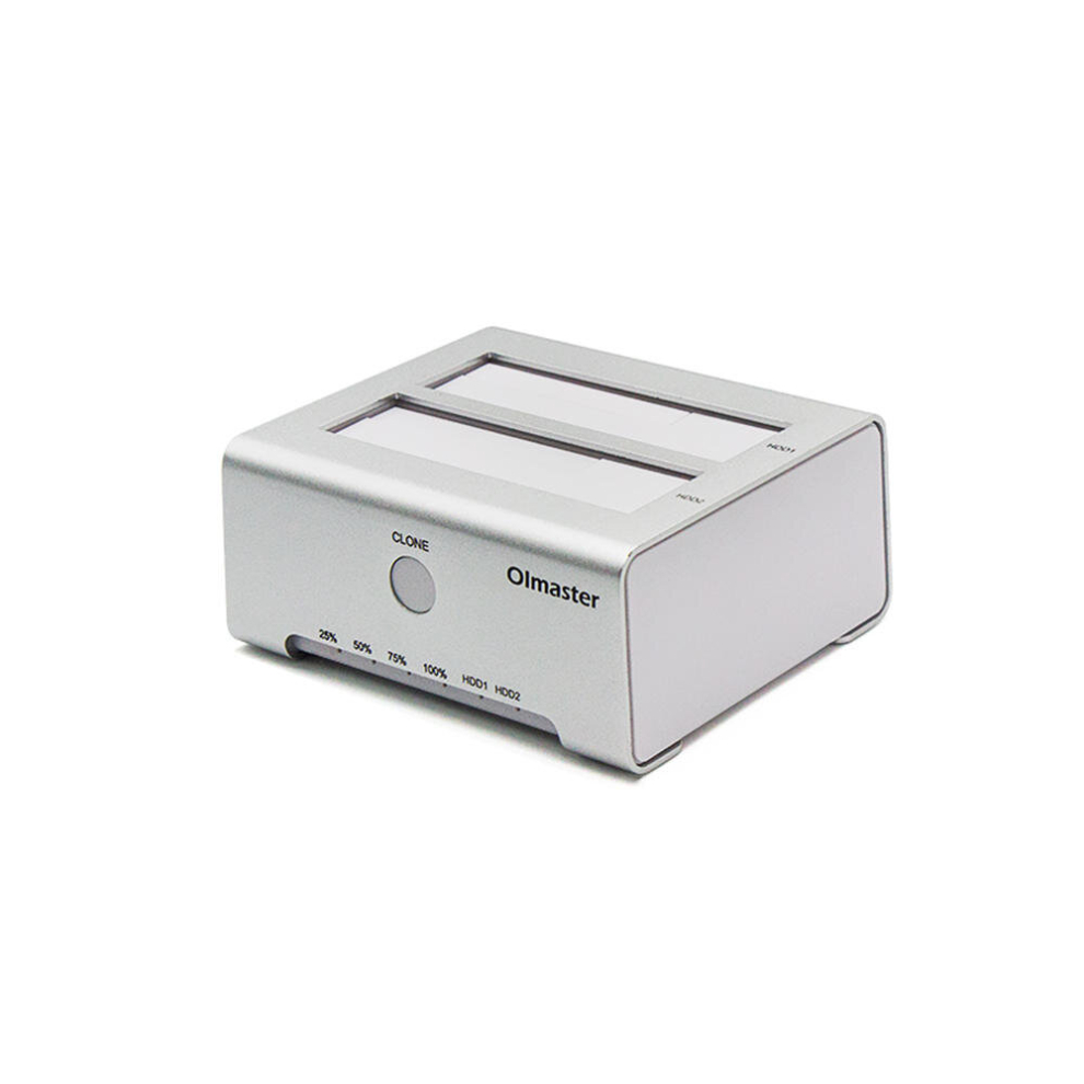Dual Bay Hdd Docking Station 2.5/3.5Inch Sata Hard Disk Aluminium Alloy Shell Auto-Sleeping Hard Drive Enclosure 4151093653966