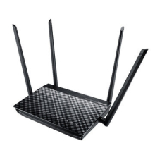RT-AC1200 802.11AC 1200 Dualband-WLAN-Router 1167 Mbit/s 2,4 GHz 5 GHz 4 Hochleistungsantennen unterstützen AiPlayer-WLAN-Router