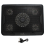5 ventiladores LED USB almofada de resfriamento ajustável para laptop notebook 7-17 polegadas 4