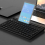 IK3381 Wireless bluetooth Keyboard 78 Keys Multi-devices Connection Office Keyboard iPads Tablet Phone Stand Holder 8