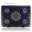 5 ventiladores LED USB almofada de resfriamento ajustável para laptop notebook 7-17 polegadas 9
