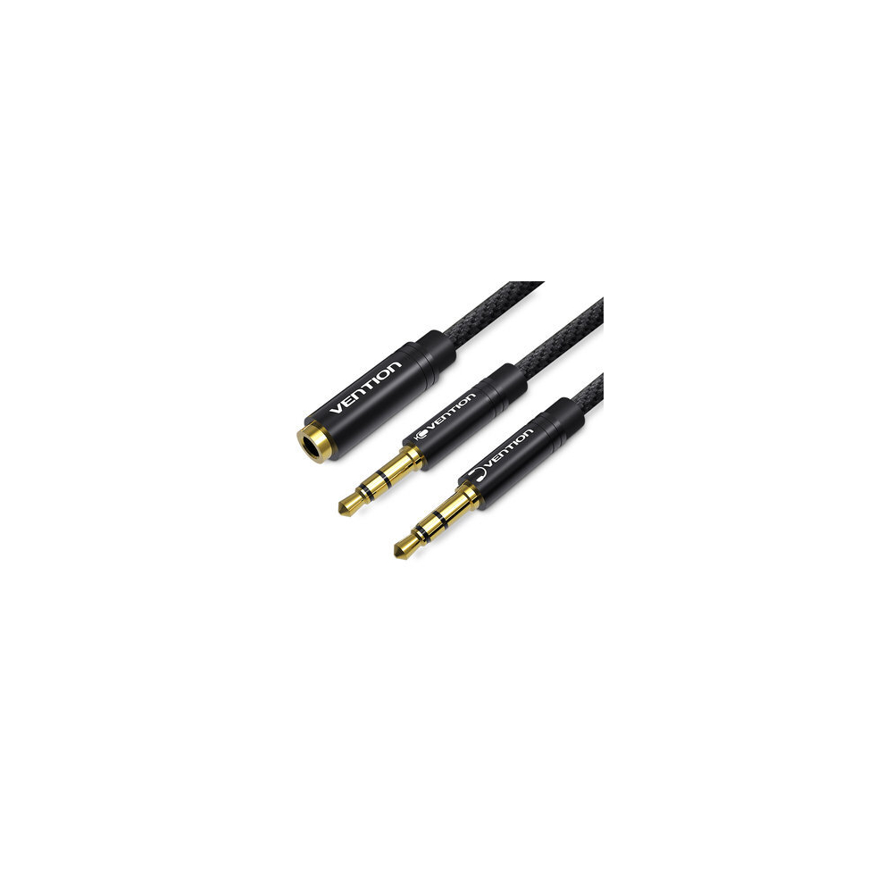 Bblby 3.5Mm Mic Audio Cable 1 Female To 2 Male Earphone Headphone Aux Splitter Cable 4191026533354