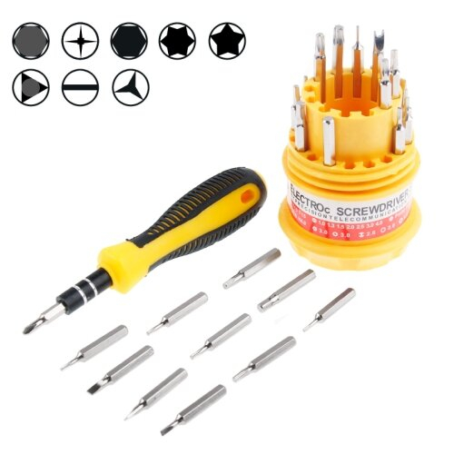 2SET 31 in 1 Micro Pocket Precision Screwdriver Watch Repair Tool Set Kit 1