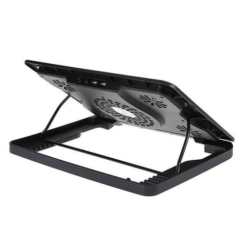 5 ventiladores LED USB almofada de resfriamento ajustável para laptop notebook 7-17 polegadas 1