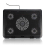 5 ventiladores LED USB almofada de resfriamento ajustável para laptop notebook 7-17 polegadas 8