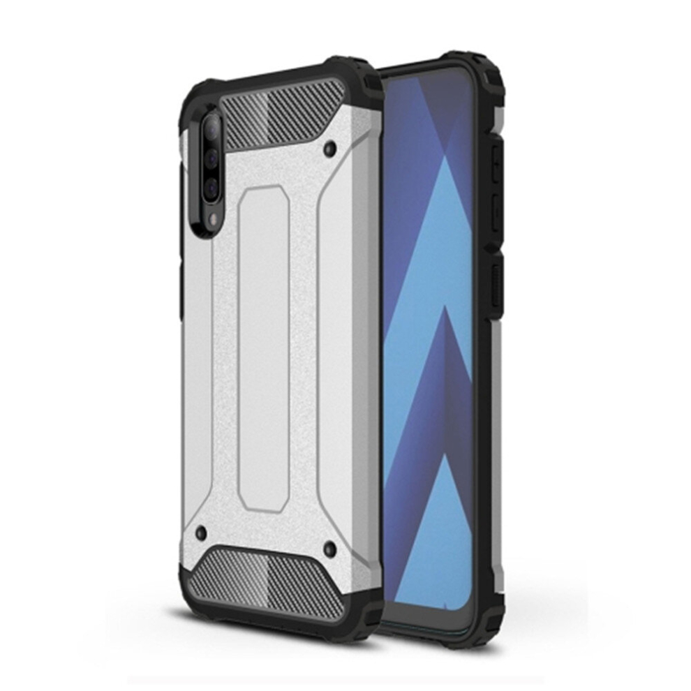 Magic Armor Tpu + Pc Combination Case For Galaxy A70 (Silver) Silver 8881471518247