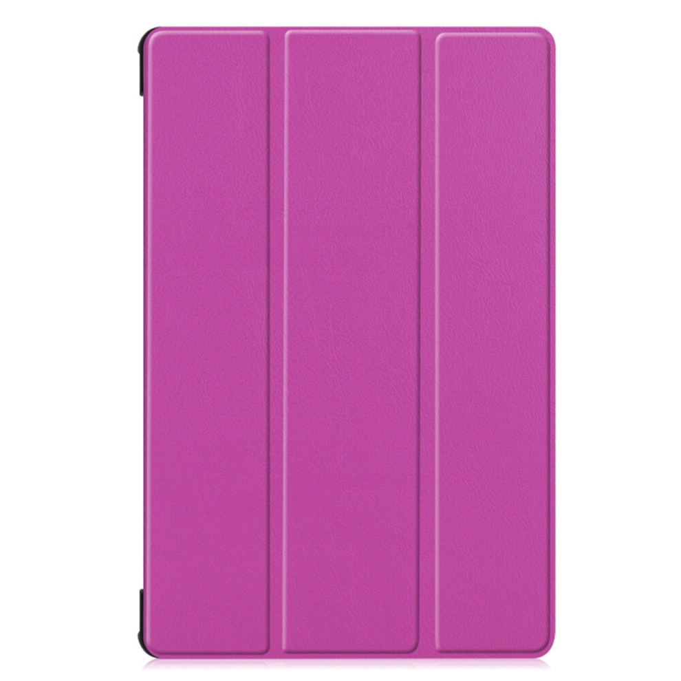 Custer Texture Horizontal Flip Leather Case With Three-Folding Holder & Sleep / Wake-Up Function For Galaxy Tab S6 T860 / T865(Purple) Purple 8881471521162