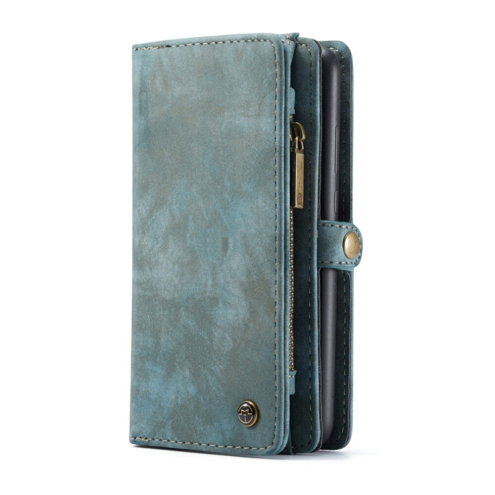Detachable Multifunctional Horizontal Flip Leather Case For Huawei P30, With Card Slot & Holder & Zipper Wallet & Photo Frame(Blue) Blue 8881471521209