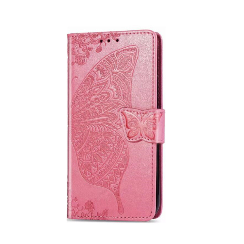 For Samsung Note9 Butterfly Love Flower Embossed Horizontal Flip Leather Case With Bracket Lanyard Card Slot Wallet(Pink) Pink 8881471518278