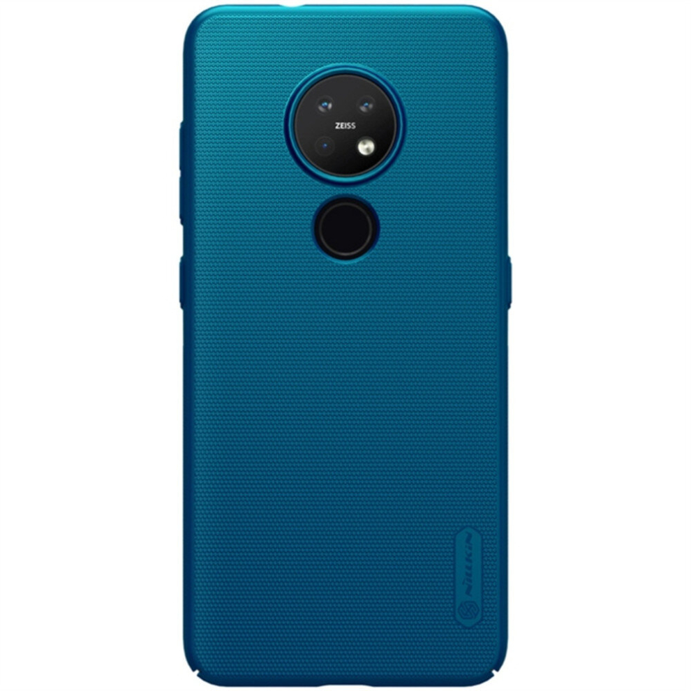 For Nokia 7.2 / 6.2 Frosted Concave-Convex Texture Pc Protective Case(Blue) Blue 8881471518292