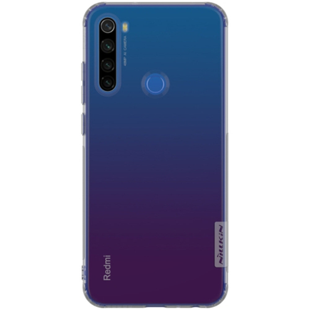 For Xiaomi Redmi Note 8T Transparent Soft Tpu Protective Case(Grey) Grey 8881471519404