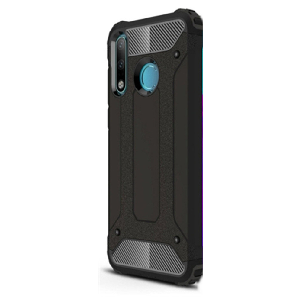 2Pc Magic Armor Tpu + Pc Combination Case For Huawei P30 Lite (Black) Black 8881471521391
