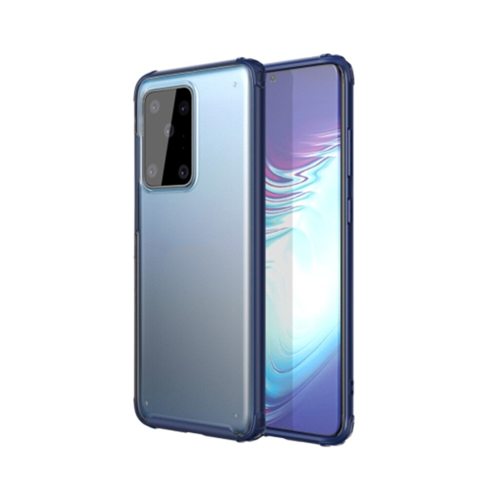 For Galaxy S20 Ultra Four-Corner Shockproof Tpu + Pc Protective Case(Blue) Blue 8881471518421