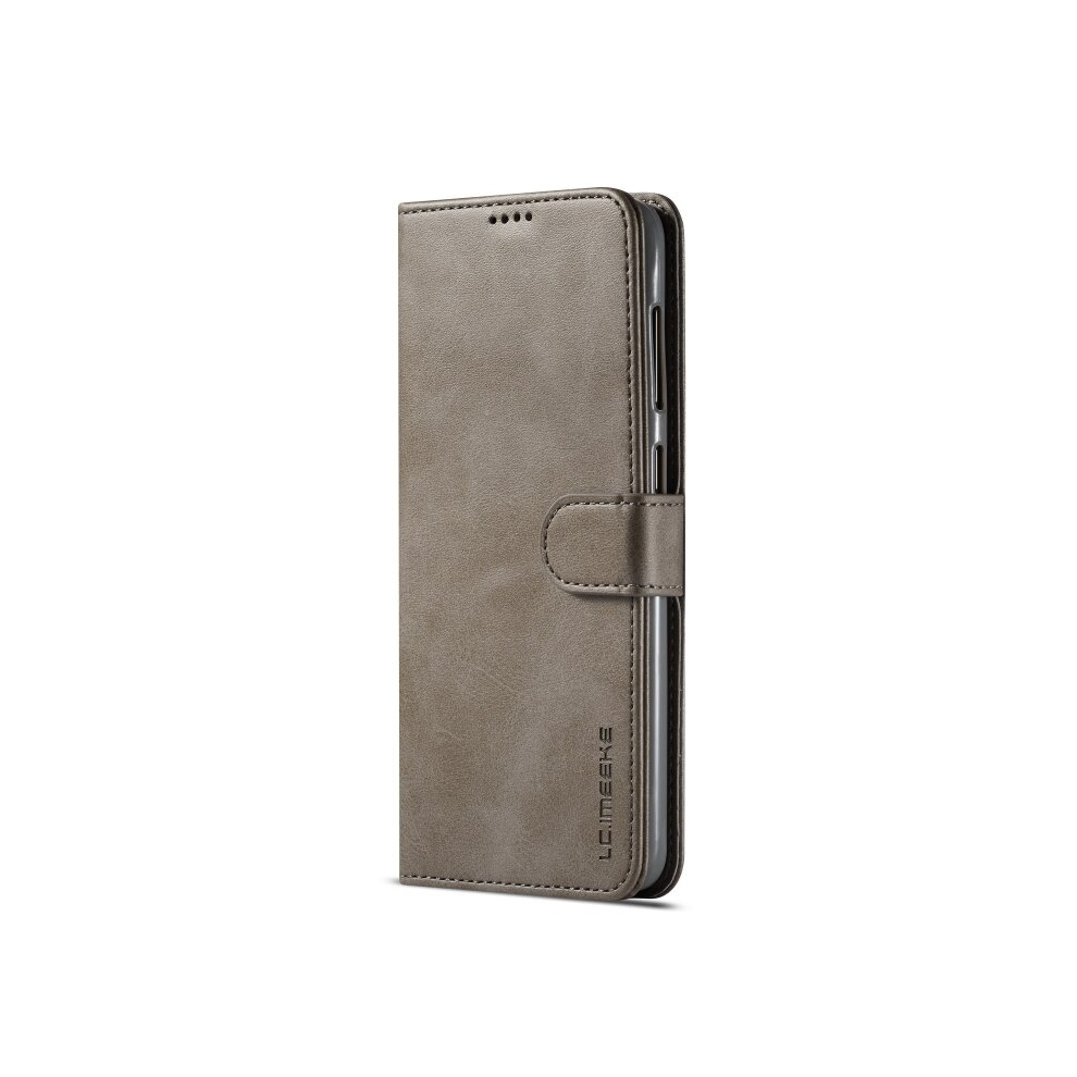 For Galaxy A20e Lc.imeeke Calf Texture Horizontal Flip Leather Case, With Holder & Card Slots & Wallet(Grey) Grey 8881471518162