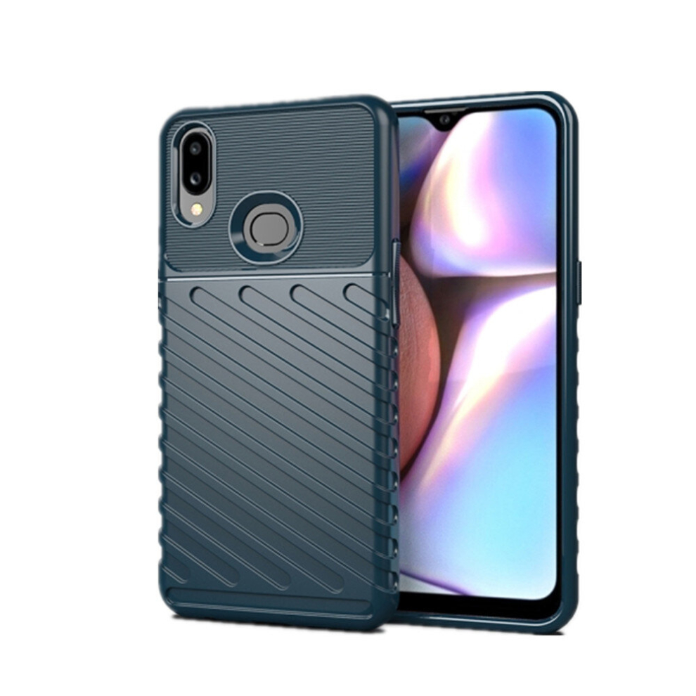 For Galaxy A10s Thunderbolt Shockproof Tpu Soft Case(Green) Green 8881471518513