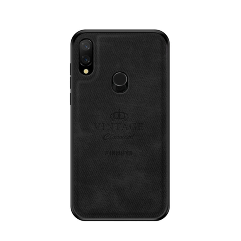 Shockproof Waterproof Full Coverage Pc + Tpu + Skin Protective Case For Xiaomi Redmi Note 7(Black) Black 8881471522251