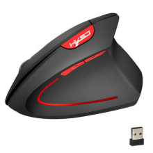 HXSJ 6D 2,4 GHz 2400 DPI Kabellose Vertikale Maus Gaming-Maus Ergonomisches Design