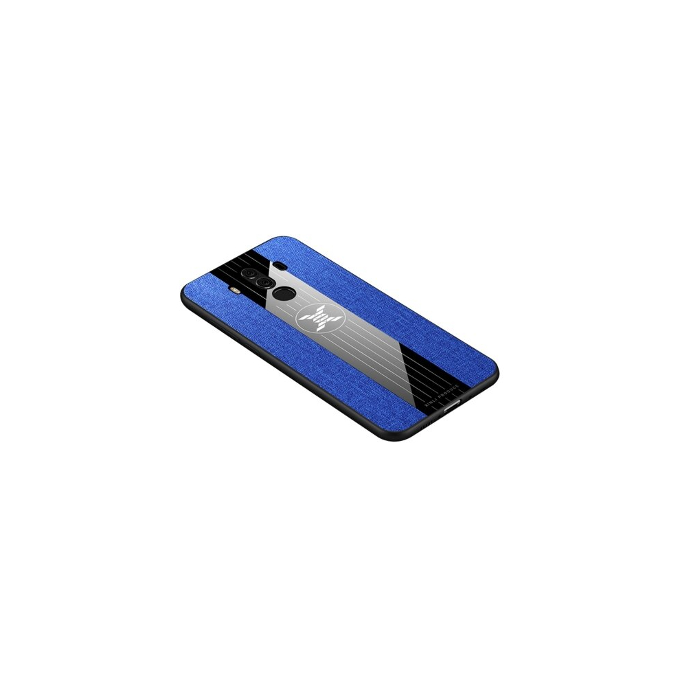 2Pcs For Huawei Mate 10 Pro Xinli Stitching Cloth Textue Shockproof Tpu Protective Case(Blue) Blue 8881471522299