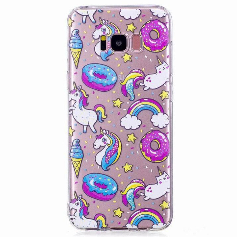 2Pcs Painted Tpu Protective Case For Galaxy S8 8881471520387