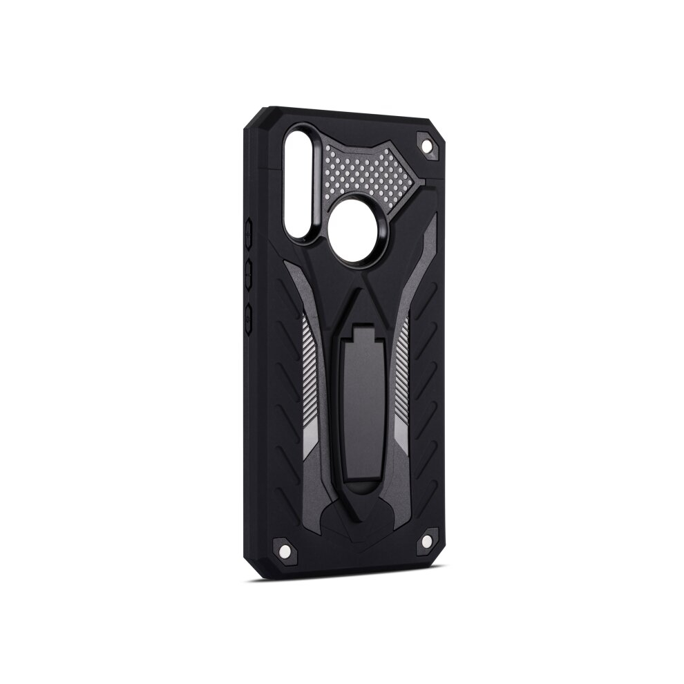 2Pcs Shockproof Tpu + Pc Protective Case With Holder For Vivo Y17(Black) Black 8881471520448