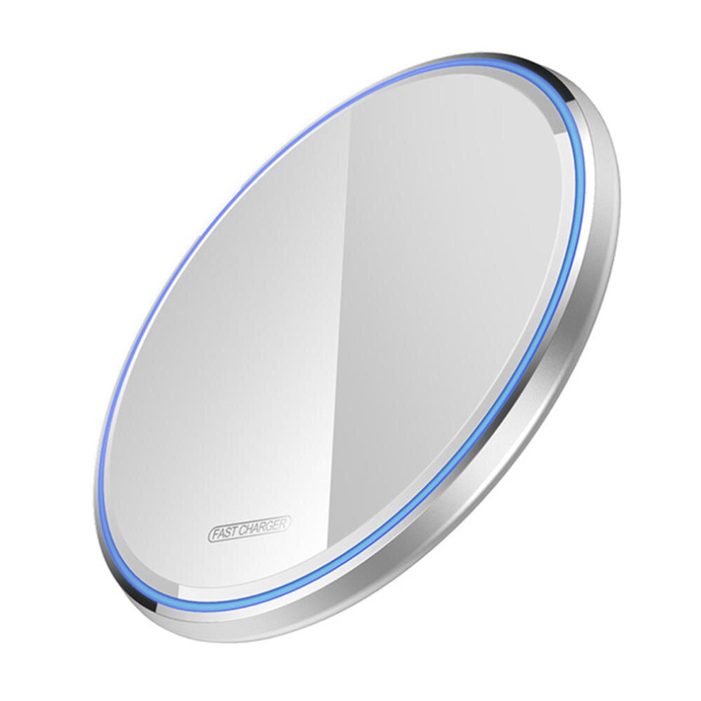 10W Led Indicator Fast Charging Pad Qi Wireless Charger For Iphone Xs Max Xr Huawei P30 Pro Mate 30 5G Xiaomi Mi9 9Pro 5G S10+ Note 10 5G 4191026558876