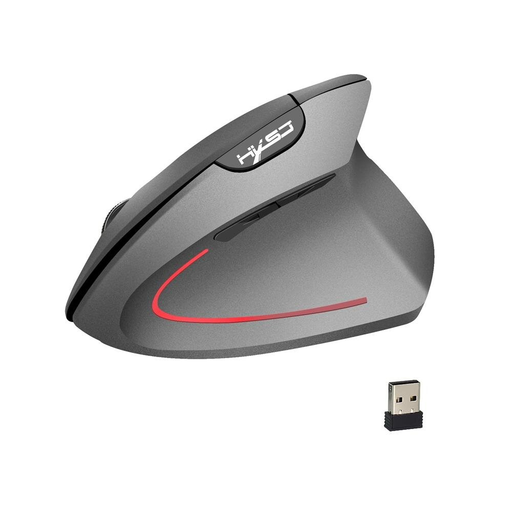 Hxsj 6D 2.4Ghz 2400Dpi Wireless Vertical Mouse Gaming Mouse Ergonomic Design 4151093622214