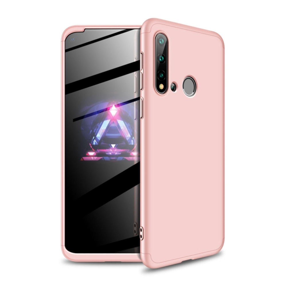 For Huawei Nova 5I / P20 Lite (2019) Gkk Three Stage Splicing Full Coverage Pc Protective Case(Rose ) Gold 8881471517004