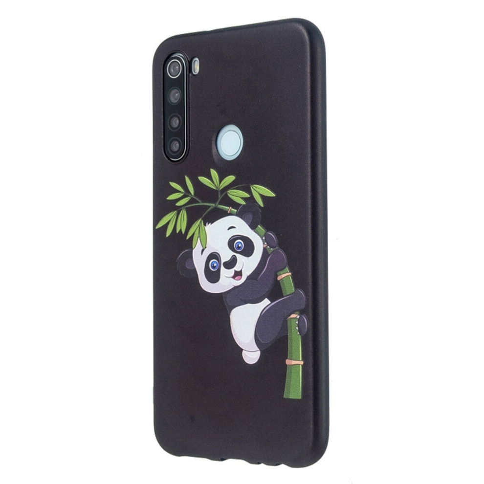 2 Pcs For Xiaomi Redmi Note 8 Embossment Patterned Tpu Soft Protector Cover Case(Panda And Bamboo) 8881471520486