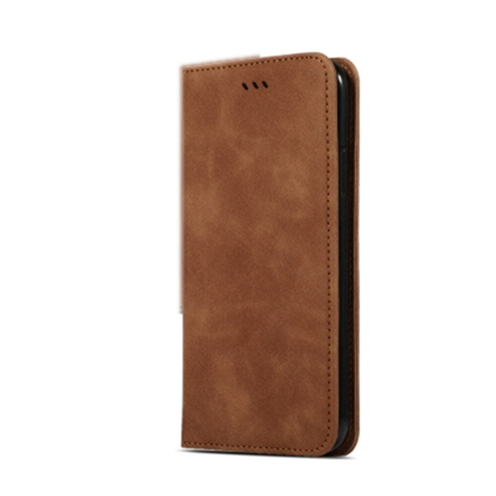 Retro Skin Feel Business Magnetic Horizontal Flip Leather Case For Huawei P30 Lite(Brown) Brown 8881471522312