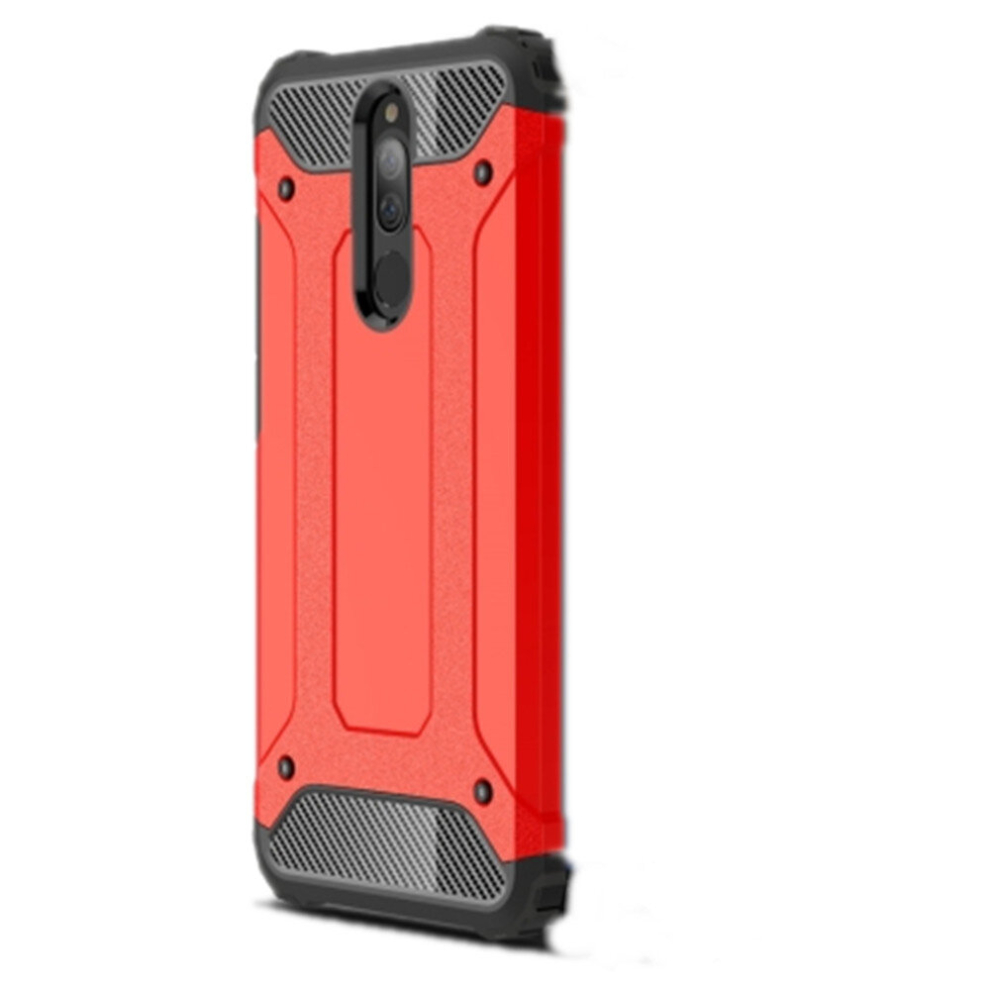 2Pcs For Xiamo Mi 8 / 8A Magic Armor Tpu + Pc Combination Case(Red) Red 8881471520363