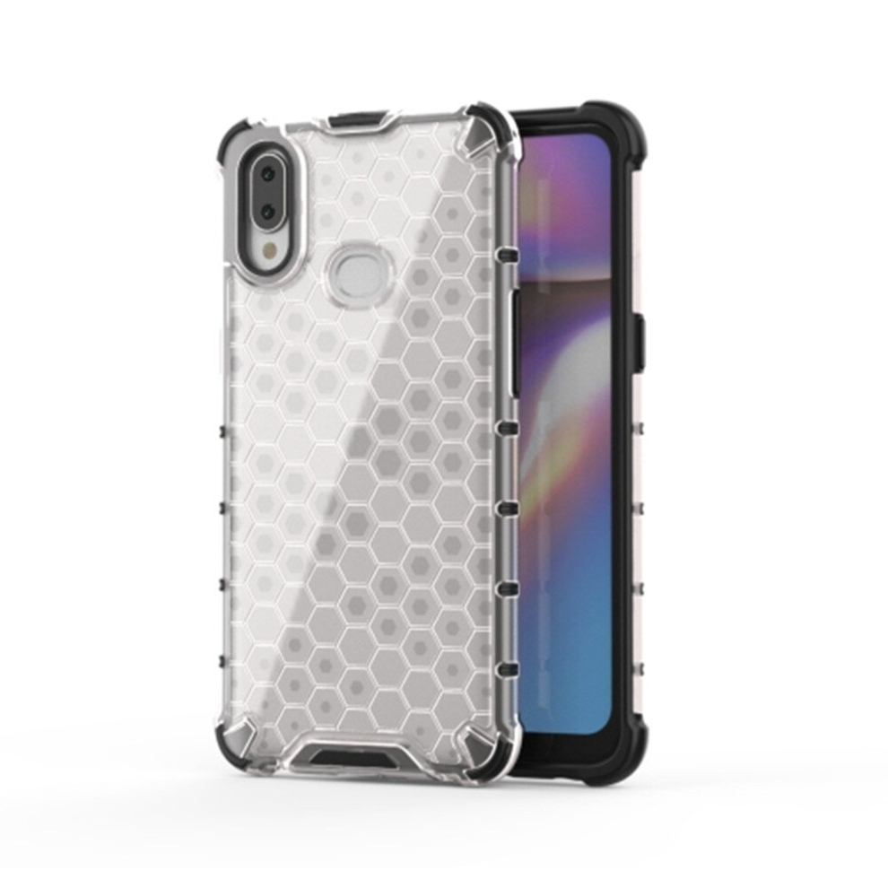 For Galaxy A20s Shockproof Honeycomb Pc + Tpu Case(White) White 8881471518667