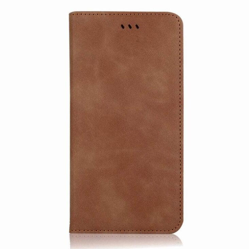 Retro Skin Feel Business Magnetic Horizontal Flip Leather Case For Samsung Galaxy A10(Brown) Brown 8881471522220