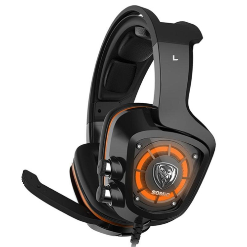 G910 Virtual 7.1 Surround USB Gaming Vibration Headphone LED backlight Headset With Microphone for PS4 XBOX