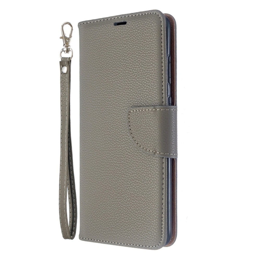 For Galaxy S11 Litchi Texture Pure Color Horizontal Flip Pu Leather Case With Holder & Card Slots & Wallet & Lanyard(Grey) Grey 8881471516953