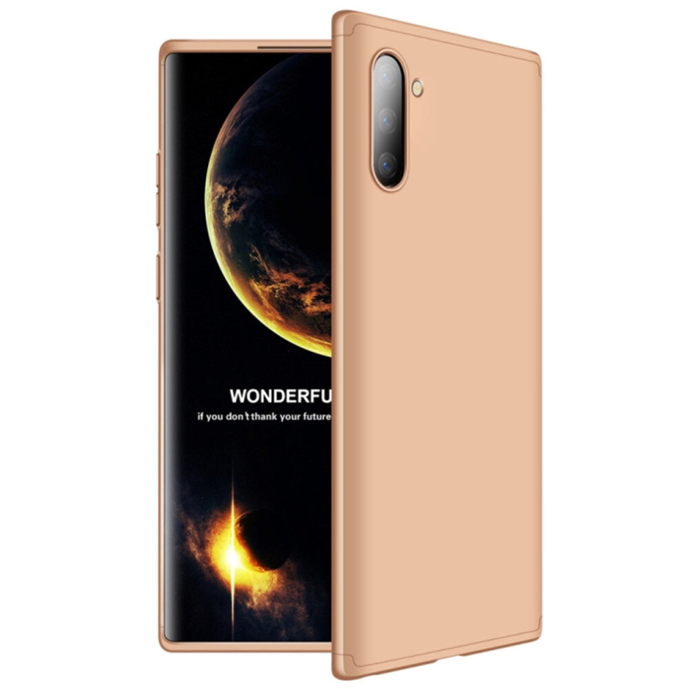 Three Stage Splicing Full Coverage Pc Case For Galaxy Note10(Gold) Gold 8881471517882