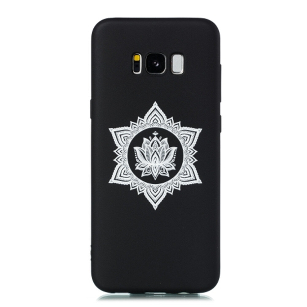 2Pcs For Galaxy S8 Shockproof Soft Tpu Protective Case(Hexagram Flower Pattern) 8881471520431