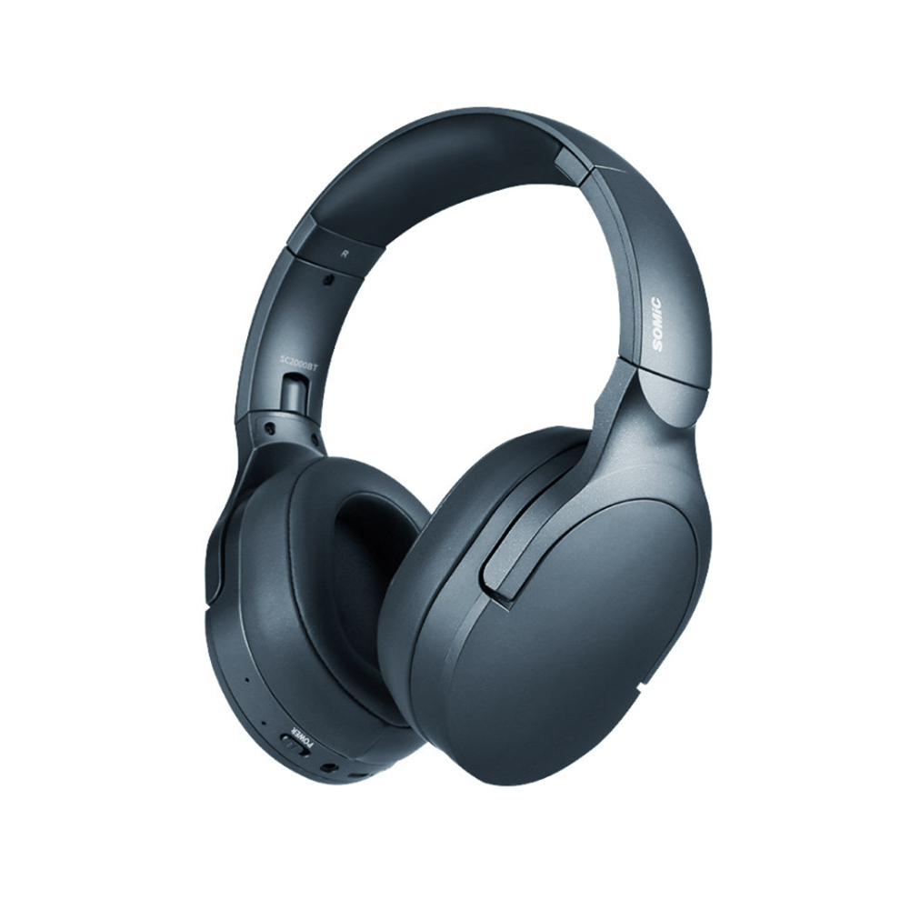 Sc2000bt Usb Wired + Bluetooth 5.0 Gaming Hifi Folding Headset Rechargeable Headphone With Microphones For For Ps4 Xbox 6441594787559