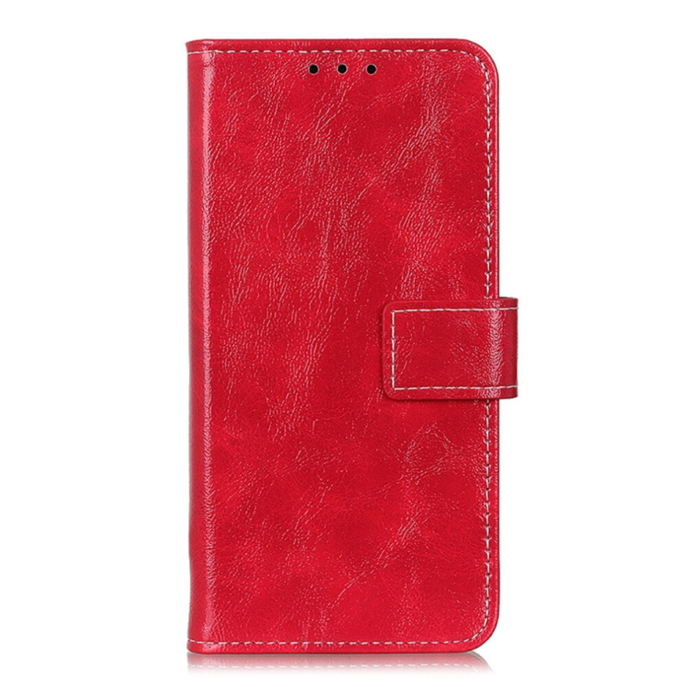 For Motorola Moto E6 Play Retro Crazy Horse Texture Horizontal Flip Leather Case With Holder & Card Slots & Photo Frame & Wallet(Red) Red 8881471517172