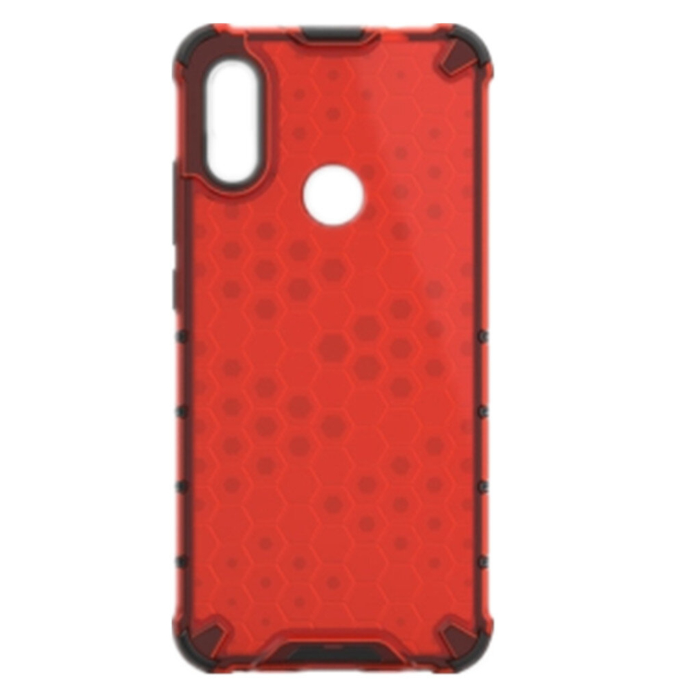 2Pcs Shockproof Honeycomb Pc +Tpu Protective For Mi Note 7(Red) Red 8881471517851