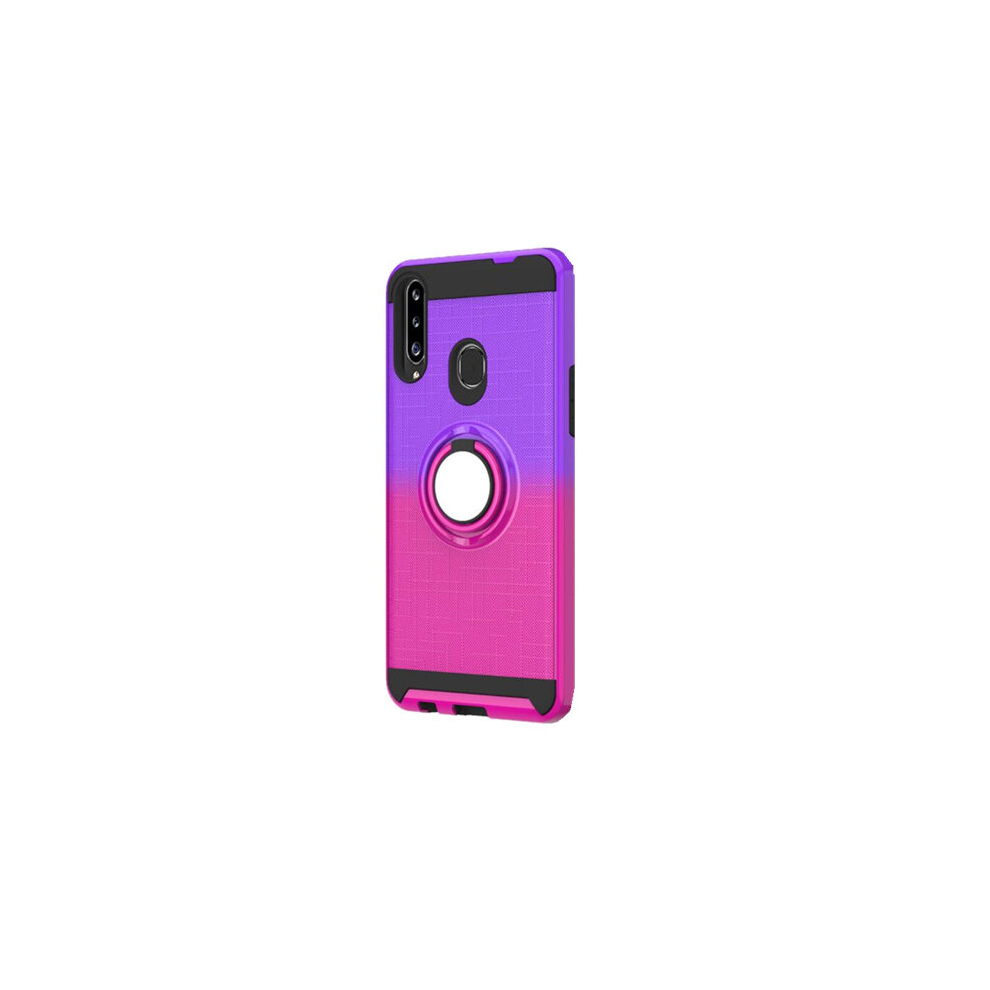 For Galaxy A20s Protective Case With 360 Degrees Rotate Ring Holder 8881471517974