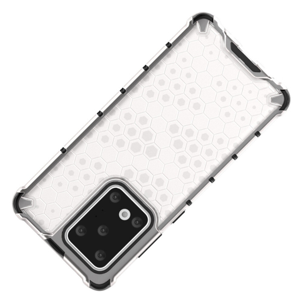 2 Pcs For Huawei P40 Pro Shockproof Honeycomb Pc + Tpu Case 8881471521001