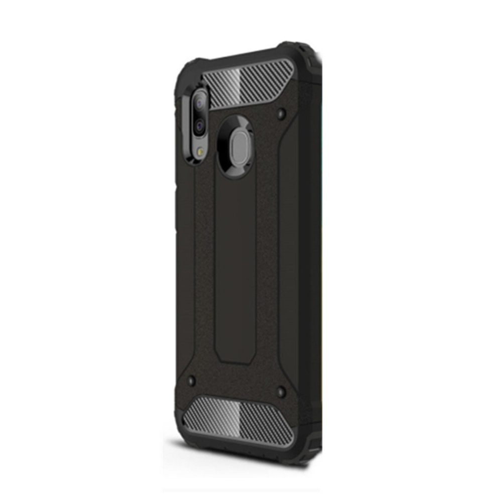 2Pc Magic Armor Tpu + Pc Combination Case For Galaxy A20e (Black) Black 8881471521032
