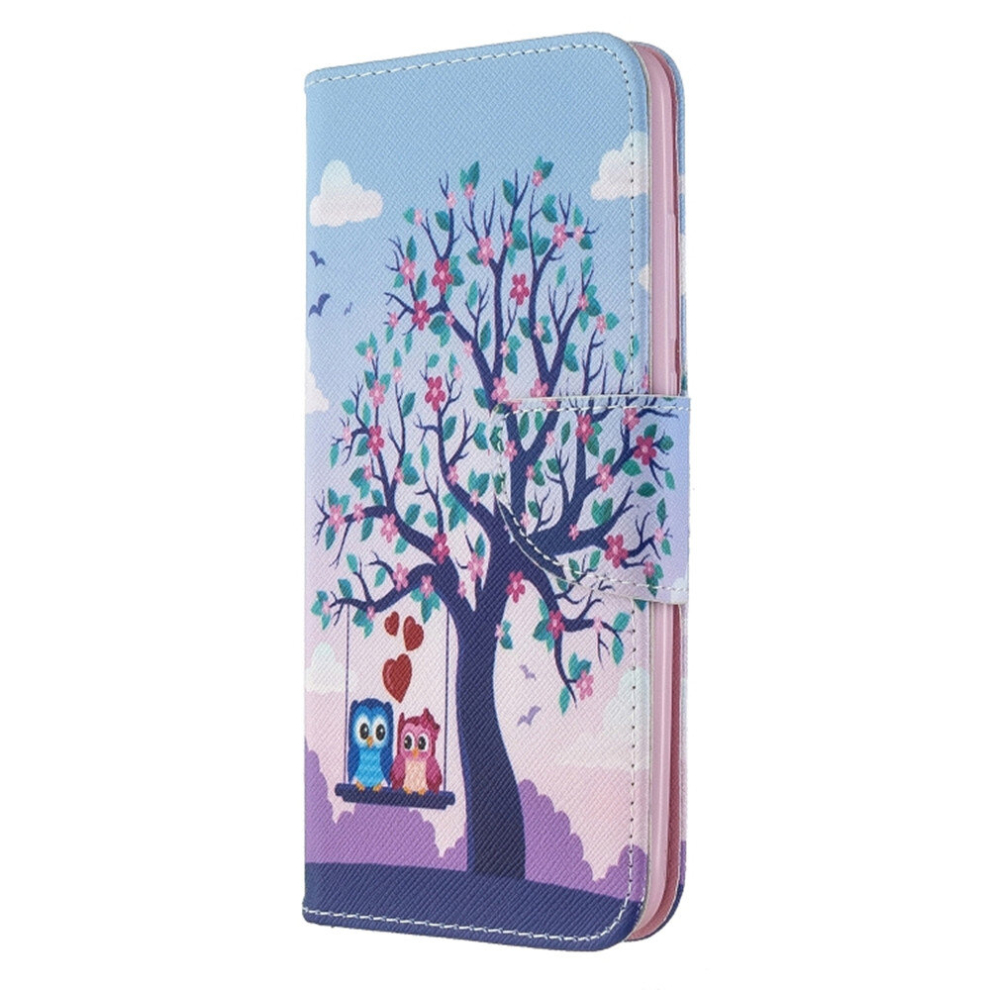 For Xiaomi Redmi 8A Colored Drawing Pattern Horizontal Flip Leather Case With Holder & Card Slots & Wallet(Two Owls) 8881471518124