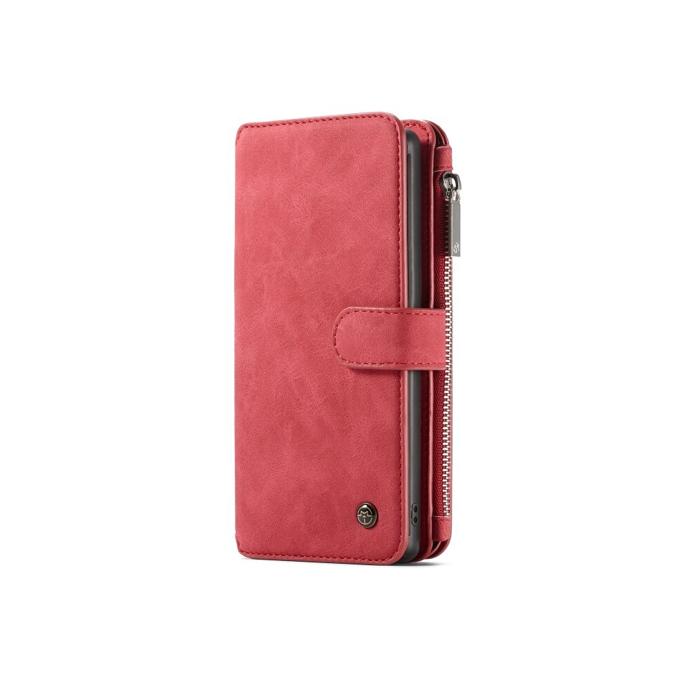 Detachable Multifunctional Horizontal Flip Leather Case With Card Slot & Holder & Zipper Wallet & Photo Frame For Galaxy Note 10+(Red) Red 8881471518827