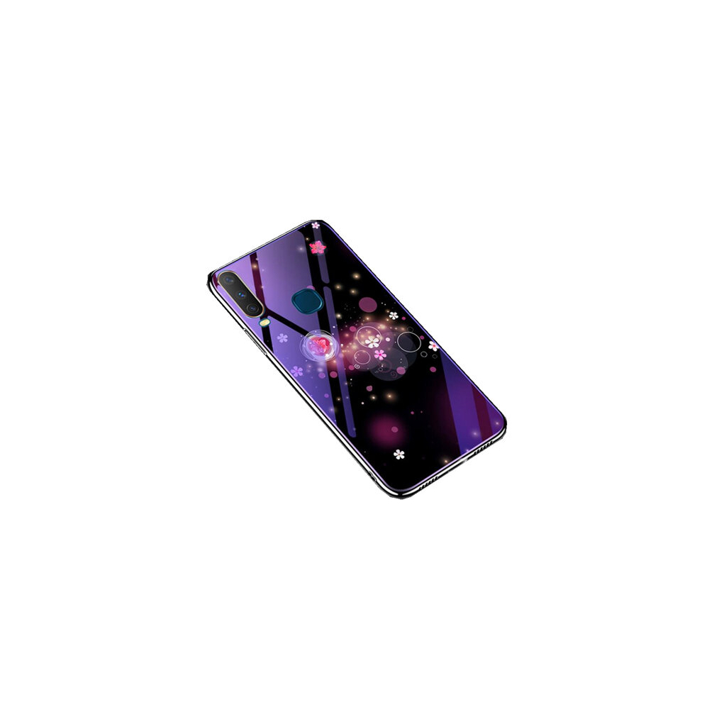For Vivo Y17 Electroplated Edge Protective Case Blue 8881471520103