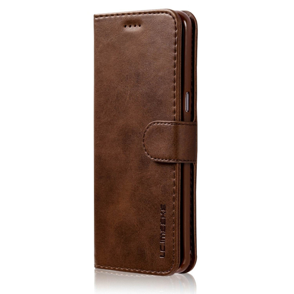 For Galaxy S8 Plus Lc.imeeke Calf Texture Horizontal Flip Leather Case, With Holder & Card Slots & Wallet(Brown) Brown 8881471523098