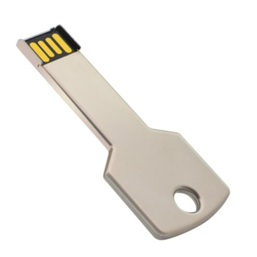 128Gb Usb 2.0 Metal Key Shape Usb Flash Disk