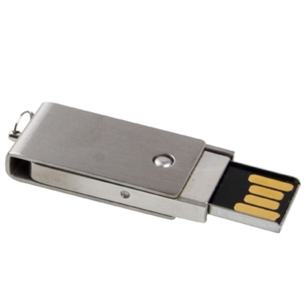 32Gb Metal Series Push-Pull Style Usb 2.0 Flash Disk(Silver) Silver 6913664844450