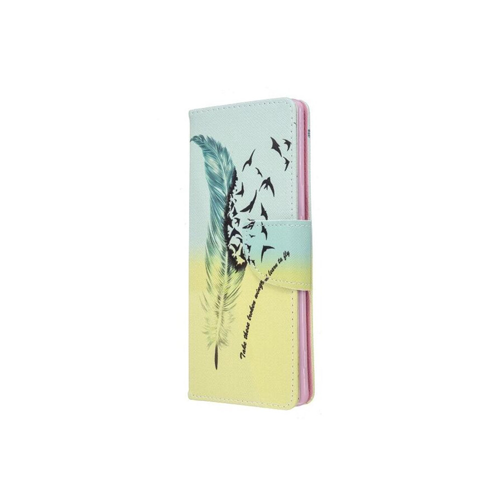 For Sony Xperia 5 Colored Drawing Pattern Horizontal Flip Pu Leather Case 8881471523289