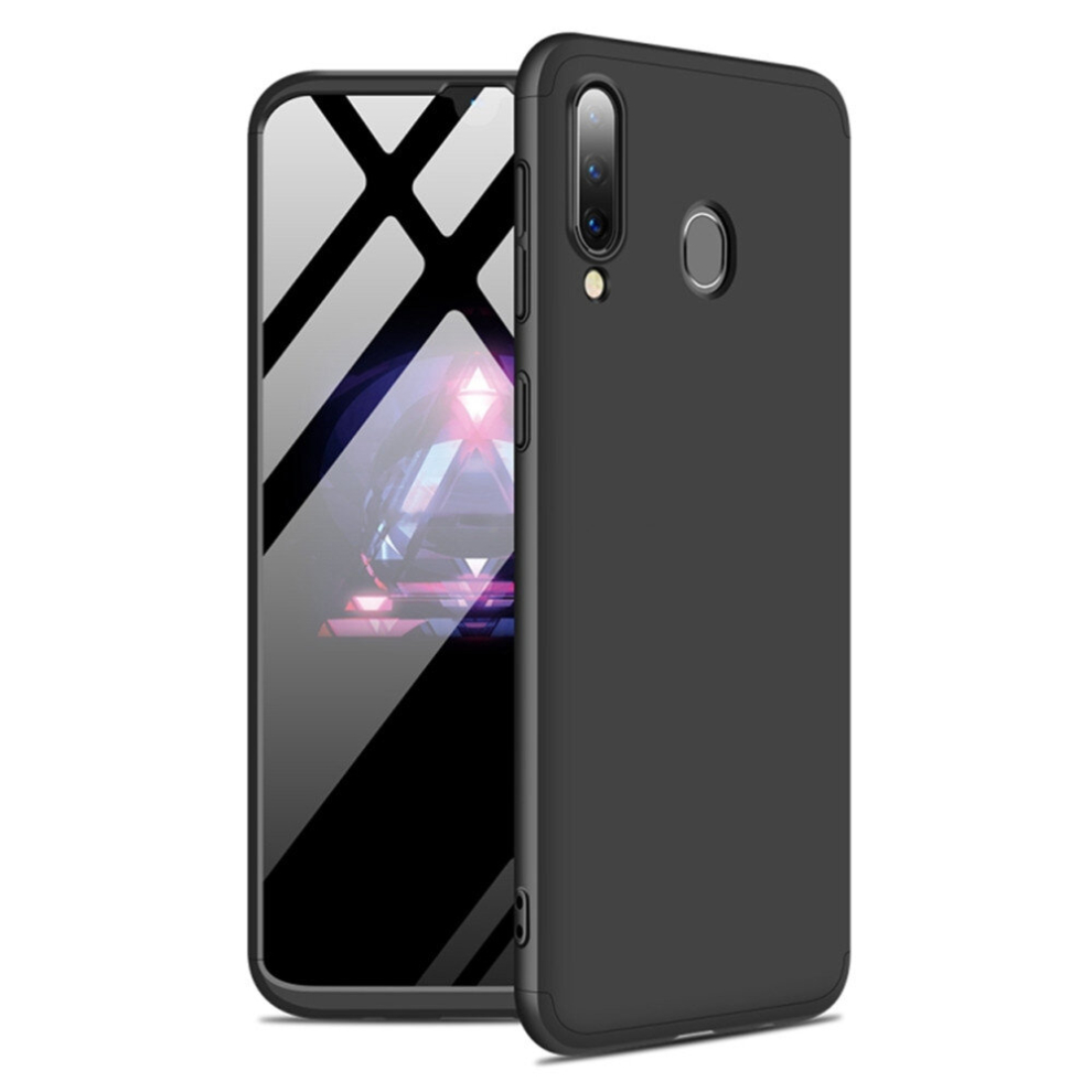 Three Stage Splicing Full Coverage Pc Case For Galaxy M30 / A40s (Black) Black 8881471523258